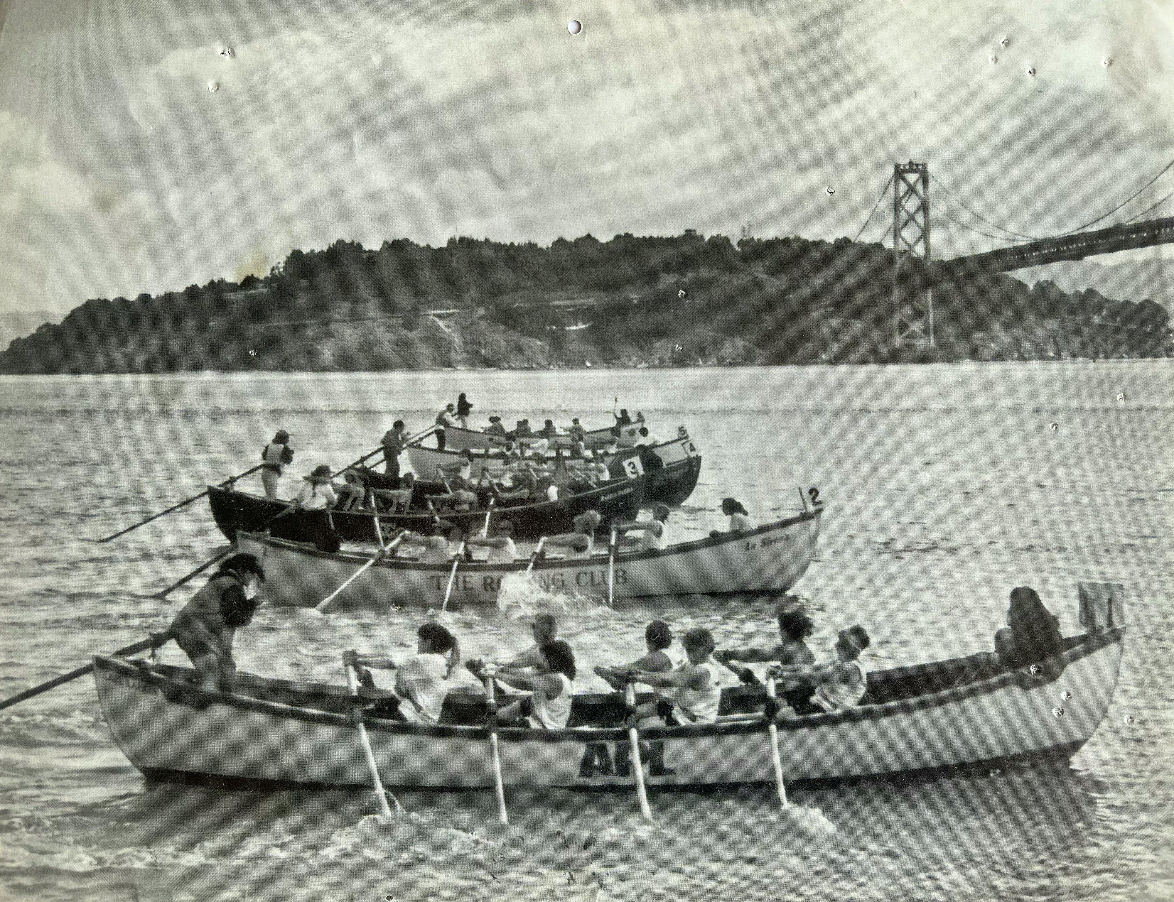Historic whaleboat race on San Francisco Bay